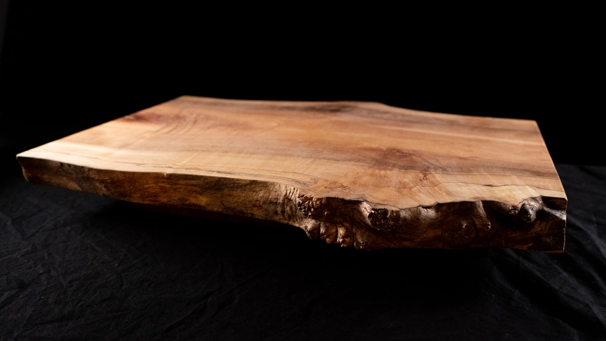 live edge board side